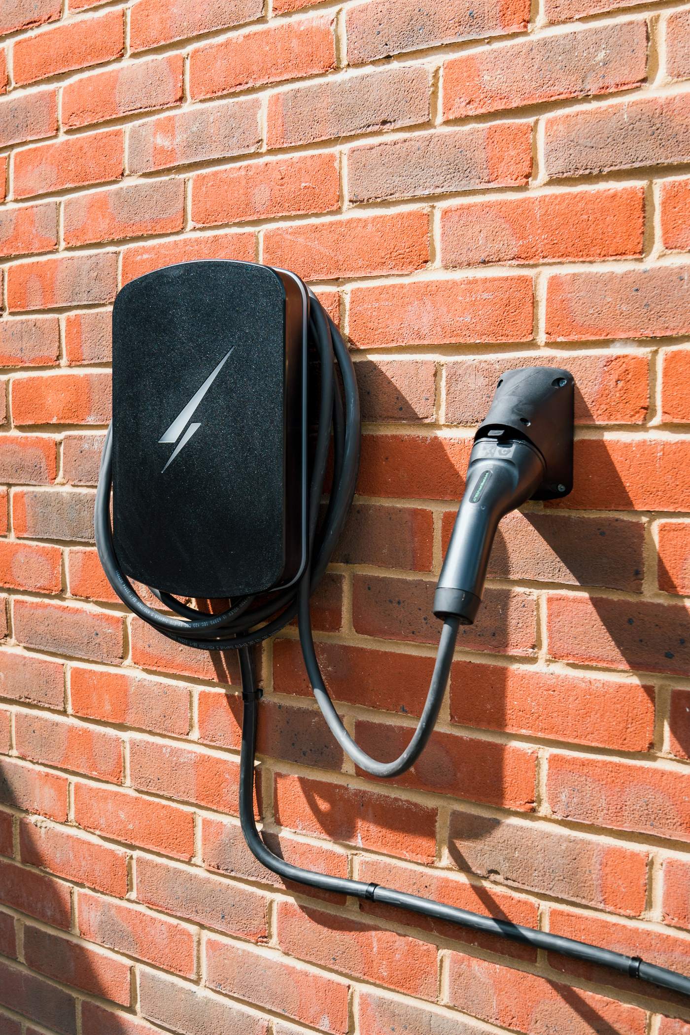 Finished Hypervolt charger with neatly clipped cable